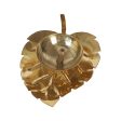 Majestic Handmade Brass Leaf Design Diya | 4 x 3 inches Online