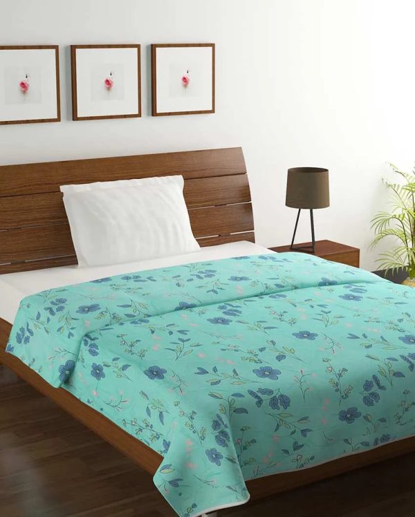 Floral Printed Polycotton Comforter | Single Or Double Size | 90 x 60 Inches , 90 x 90 Inches Online