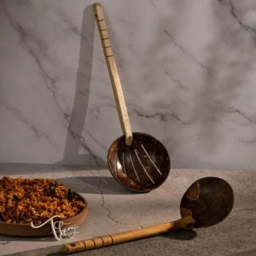 Coconut Shell Cooking Set  | Set Of 2 Online Hot Sale