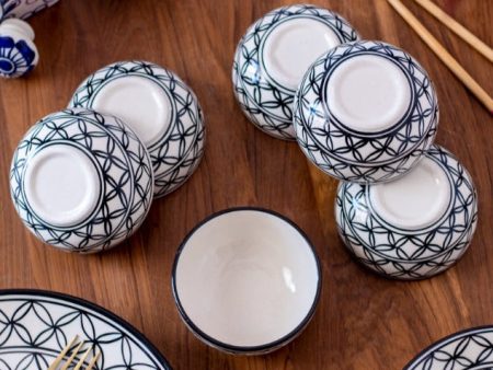 Aliana Ceramic Handcrafted Serving Bowls | Set Of 6 Online Hot Sale