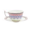 Festive Tea Cup and Saucer Online Hot Sale