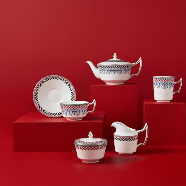 Festive Tea Cup and Saucer Online Hot Sale