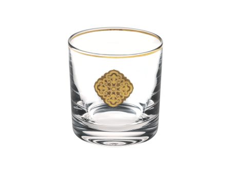 Golden Old Fashion Glass Online now