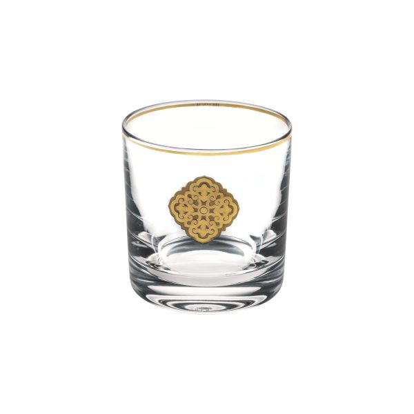 Golden Old Fashion Glass Online now