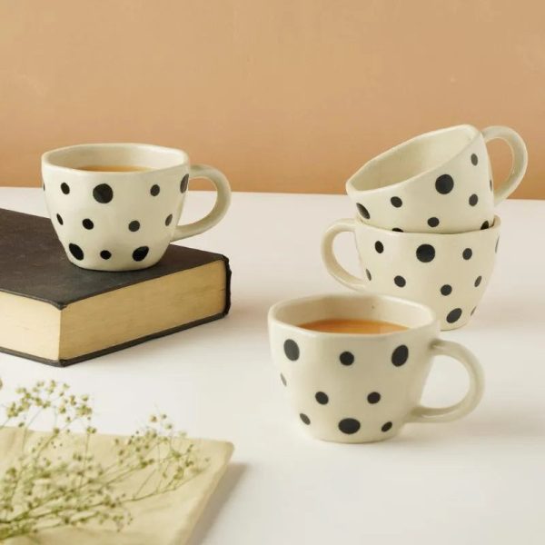 Polka Designer Collection Cups | Set of 2 & 4 Cheap