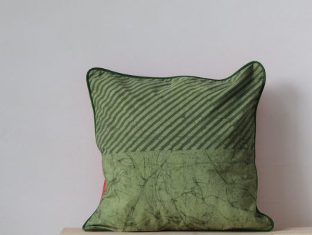 Amara Flora Gulmohar Cotton Cushion Cover | 16 x 16 Inches Sale