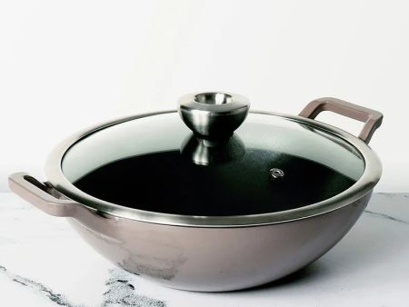 Meyer Grey Enamel Cast Iron Kadai | Safe For All Cooktops Online