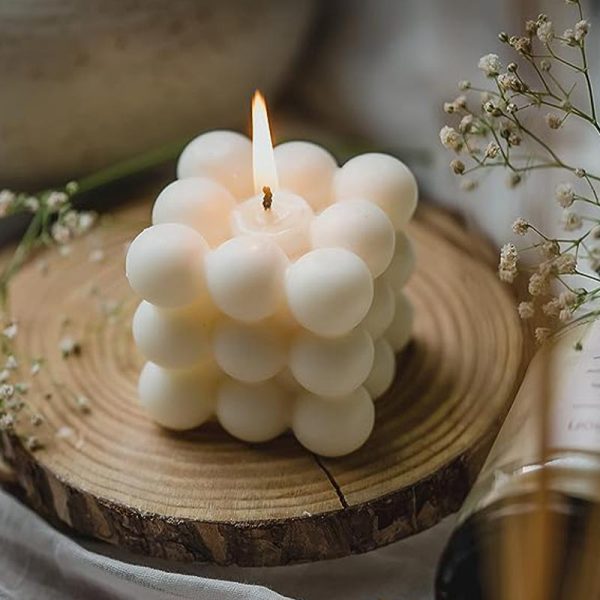 Bubble Scented Candles | Single | 6.4 x 8 cm   2.5 x 3.15 inches Online Hot Sale