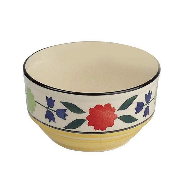 Ceramic Soup Bowls with Spoons | Set of 2 Online Hot Sale