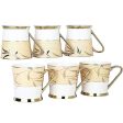 Indian Ceramic Fine Bone China Tea Cup | Set of 6 Online Hot Sale