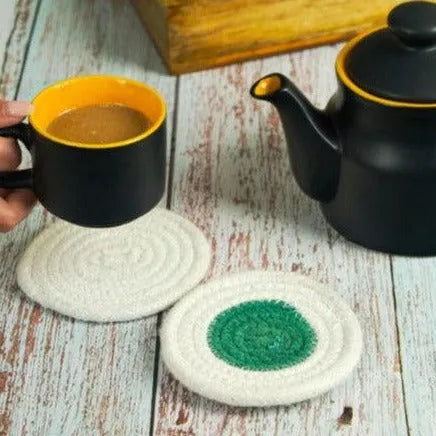 Cotton Round Coasters Supply