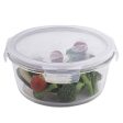 Oven Glass Round Airtight Food Storage Container | 130ml, 380ml, 650ml, 950ml Cheap