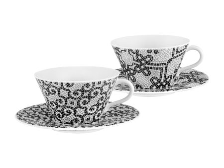 Calcada Portuguesa Tea Cup & Saucer (Set of 2) Cheap