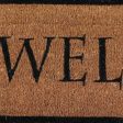 Welcome Printed Rubber Coir Door Mat | Multiple Designs Fashion