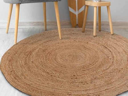 Cleo Round Jute Rug | Multiple Sizes Online Hot Sale