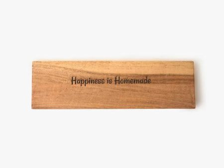 Scripted Wooden Chopping Board Online