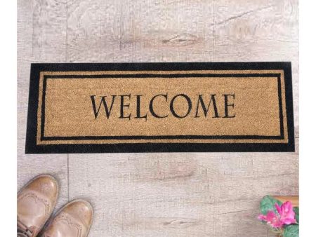 Welcome Printed Rubber Coir Door Mat | Multiple Designs Fashion