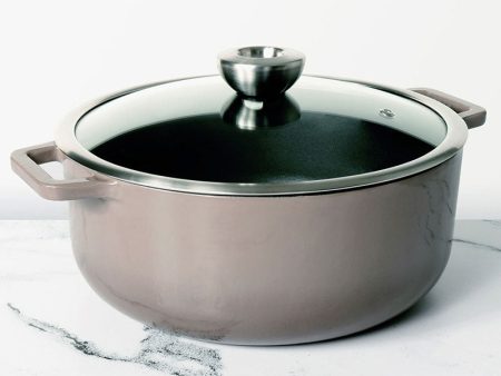 Meyer Grey Enamel Cast Iron Sauteuse | Safe For All Cooktops | 13 x 11 inches Hot on Sale