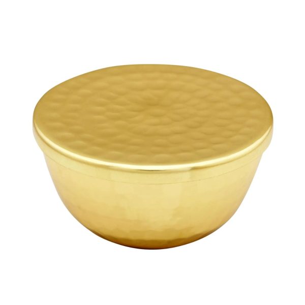 Gold Hammer Scented Candle Bowl | 8.89 x 5.08 cm   3.5 x 2 inches Cheap