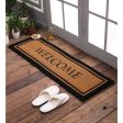 Welcome Printed Rubber Coir Door Mat | Multiple Designs Fashion