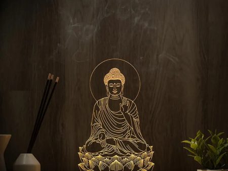 Modern Buddha Lamp | Rechargeable Battery Sale