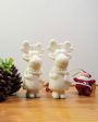 Christmas Reindeer Fragrance Free Candle | Set of 2 | 7.6 x 2.5 cm   3 x 1 inches Discount