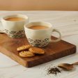 Sea Shore Designer Ceramic Cups | Set of 2 & 4 Online Hot Sale