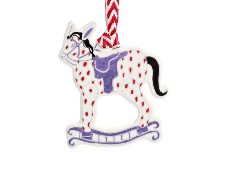 Christmas Rocking Horse Ornament Fashion