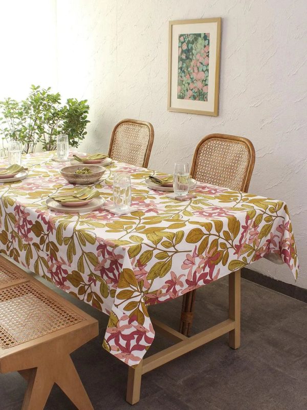 Pink Moringa Table Cover Online now