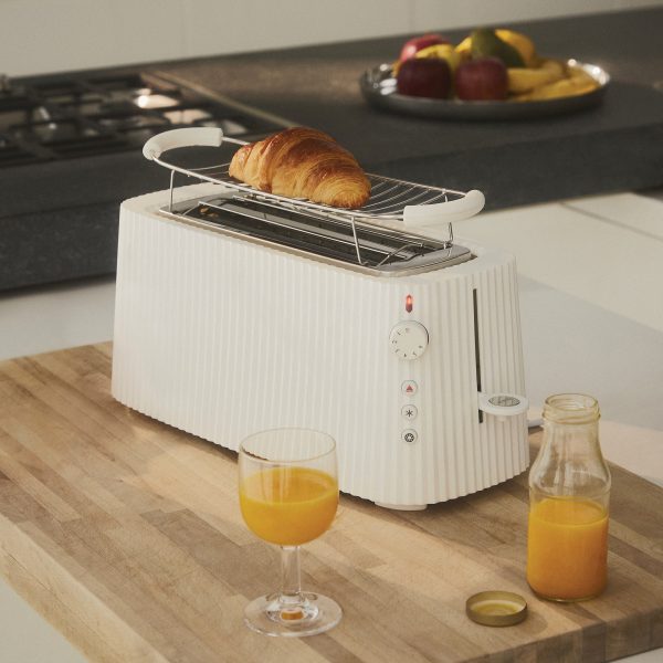 Plisse 4 Slice Toaster With Warming Rack Online