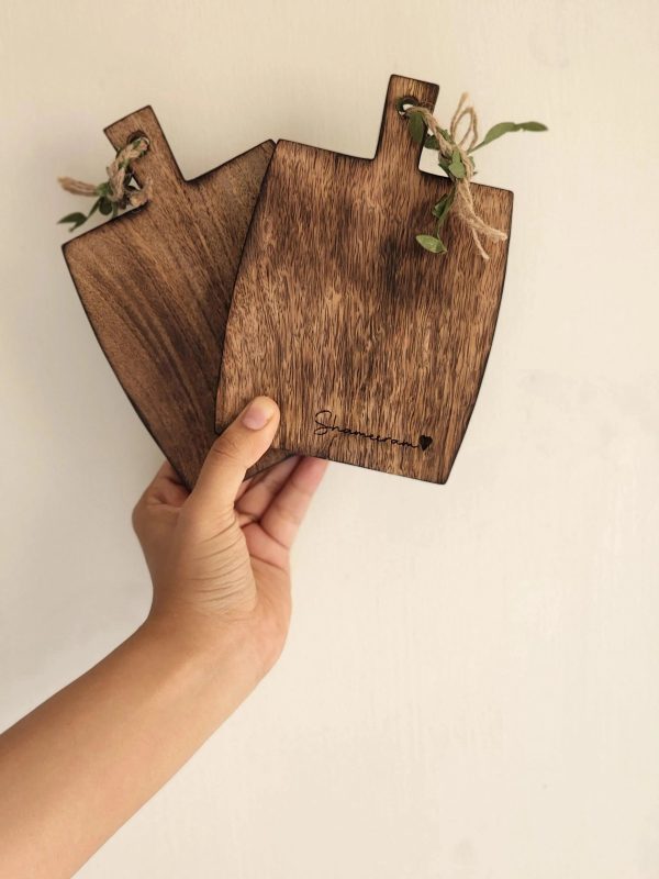 Mini Cheese Wooden Board | 7 x 5 inches For Sale