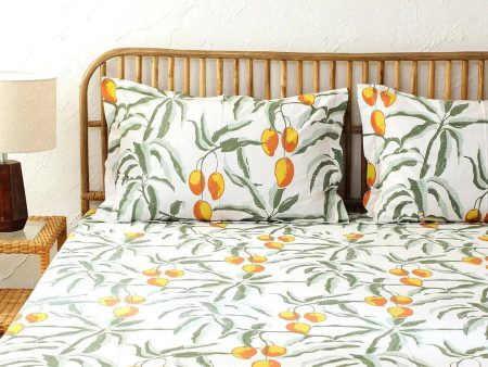 Amra Cotton Bedding Set With Pillow Covers  | Multiple Colors | Double Size | 90 x 108 inches | Multiple Colors For Sale