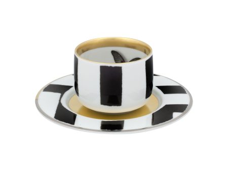 Sol Y Sombra Coffee Cup with Butterfly & Saucer Sale