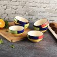 Hand Painted Ceramic Bowl Set | Set of 6 | 4 x 2 inches Discount