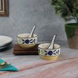 Ceramic Soup Bowls with Spoons | Set of 2 Online Hot Sale