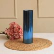 Blue Cylindrical Vase For Discount