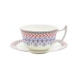 Festive Tea Cup and Saucer Online Hot Sale