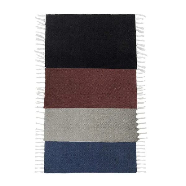 Plain Cotton Dhurrie | Floormat | Set of 4 | 30x18  Inches Online