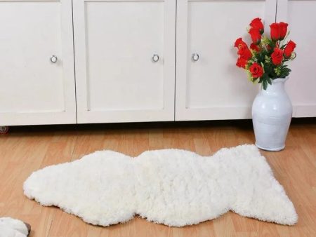 Sheep Skin Faux Fur Rug | 2x3 ft. on Sale