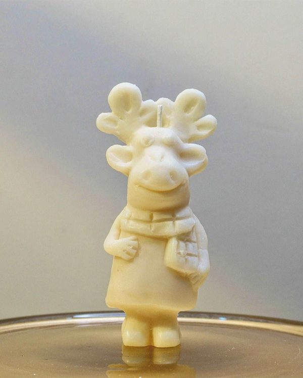 Christmas Reindeer Candle | 7.6 x 2.5 cm   3 x 1 inches Online Hot Sale