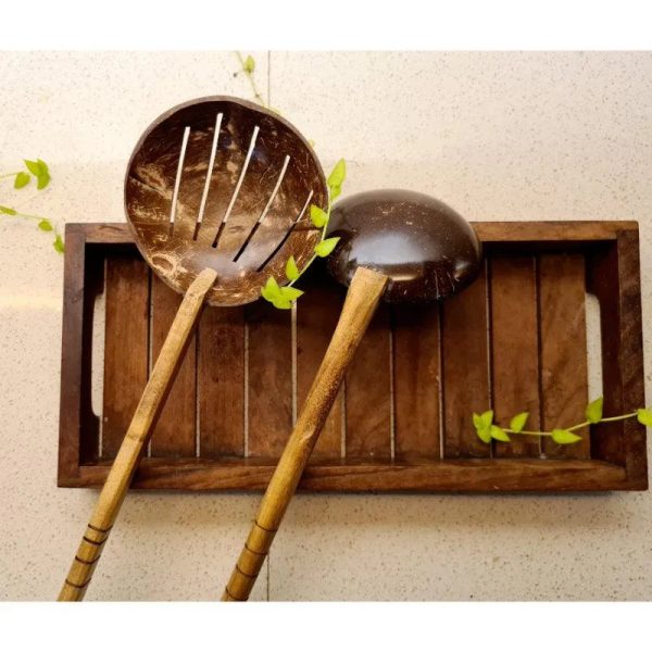 Coconut Shell Cooking Set  | Set Of 2 Online Hot Sale