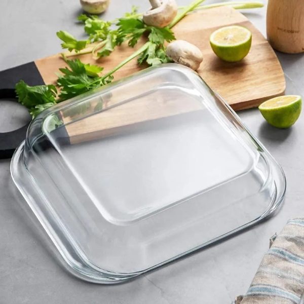 Borosilicate Glass Square Baking Dish | 1.7 L, 900 ML Online Sale