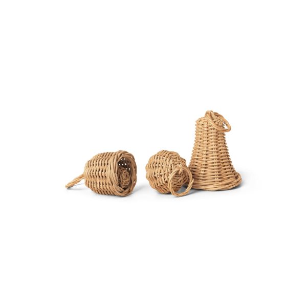 Braided Bell Bauble Ornament (Set of 3) Fashion