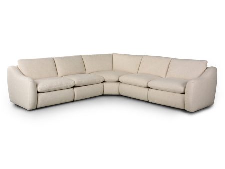 Crawford Power Recliner 5-Piece Sectional Sofa Online Hot Sale