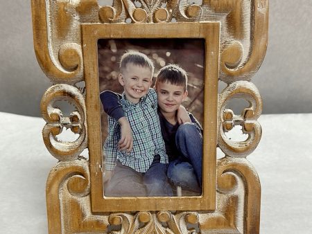 WOOD CARVED PHOTO FRAME-9138 Online Hot Sale