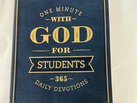 ONE MINUTE WITH GOD FOR STUDENT-8446 Supply