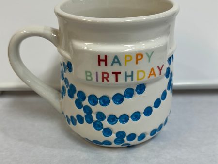 HAPPY BIRTHDAY GARLAND MUG-4494 For Sale