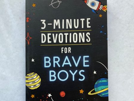 3 MIN DEVOTIONS FOR BRAVE BOYS-7000 Cheap