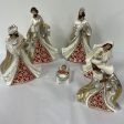 NATIVITY RED & CREAM 6PC-8195 Online Hot Sale